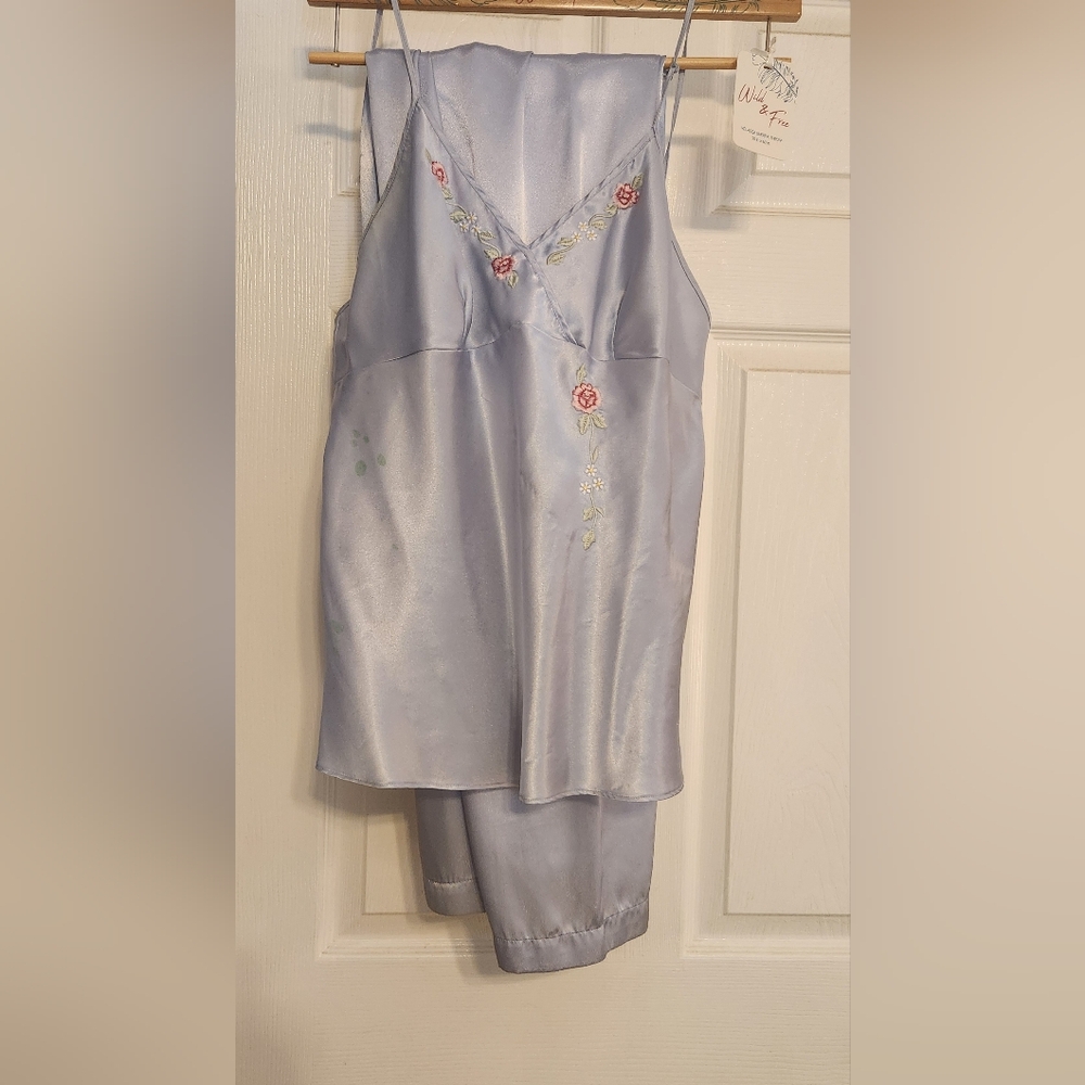 Purple silk PJ's size medium